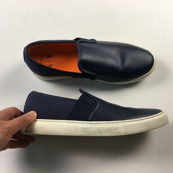 armani exchange slip on shoes